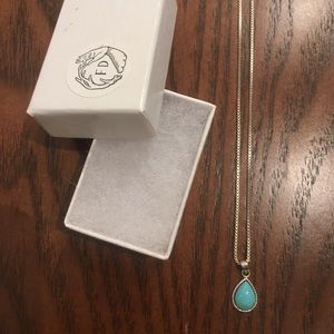 Sterling silver and turquoise necklace